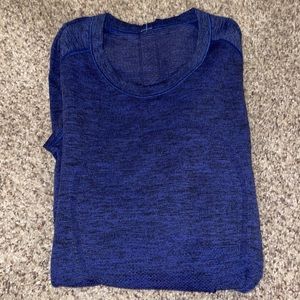 Lululemon Swiftly Long Sleeve Blue Shirt Size 6